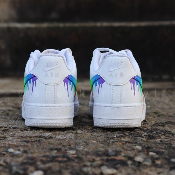 AIR FORCE 1 Low Pride Rainbow Paint Drips - Picture 5 of 9